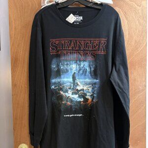 Men's size XXL Stranger Things Long Sleeve Tee Shirt NWT